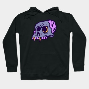 Wild West cartoon skull Hoodie